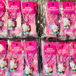 VTG Sanrio World Fashion Sekai no Fashion Hello Kitty Hawaii Hula Mascot Charms